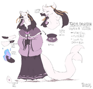 Toriel Dreamirr reference sheet - Created by DespairBreaker