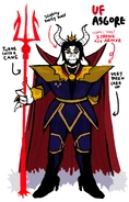 Asgore's official artwork - Created by Vic the Underfella