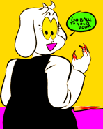 Early Toriel Artwork (2015) - Created by Vic the Underfella