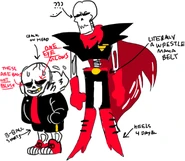 Sans and Papyrus's Outdated Official Artwork - Created by Vic the Underfella