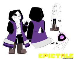 Redesigns of my Old 2016 Undertale AU's designs of Chara and Frisk