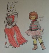 Dancefell toriel and frisk by toaofawesomness-daupecs