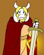 LanternDay Asgore (Art by Kuttie)