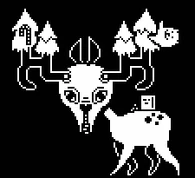 Otravný Pes je zachumlaný v stromech na Gyftrotově paroží