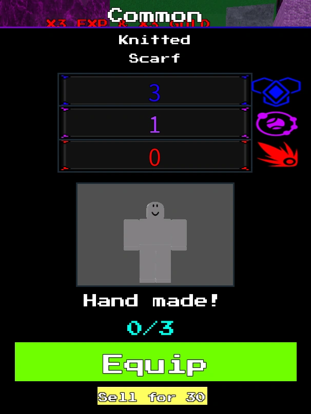 Knitted Scarf | Undertale Dungeons: Alive Official Wiki | Fandom