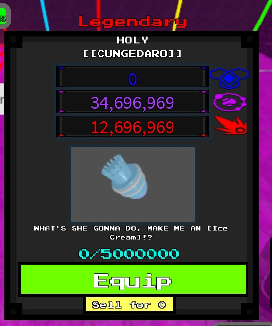 Holy CUNGERADO | Undertale Dungeons: Alive Official Wiki | Fandom