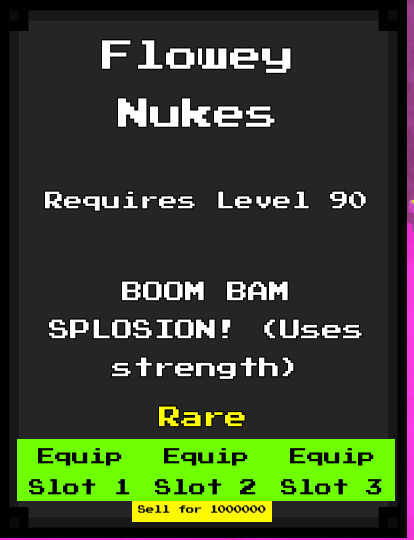 Just noticed that Omega Flowey drops Nuclear Bombs at the player, so my  mind immediately started working on this. It's a bit bad, and rushed. : r/ Undertale