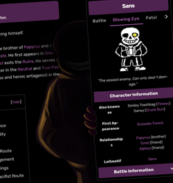 F.G on X: wiki sans #undertale #sans #wikisans