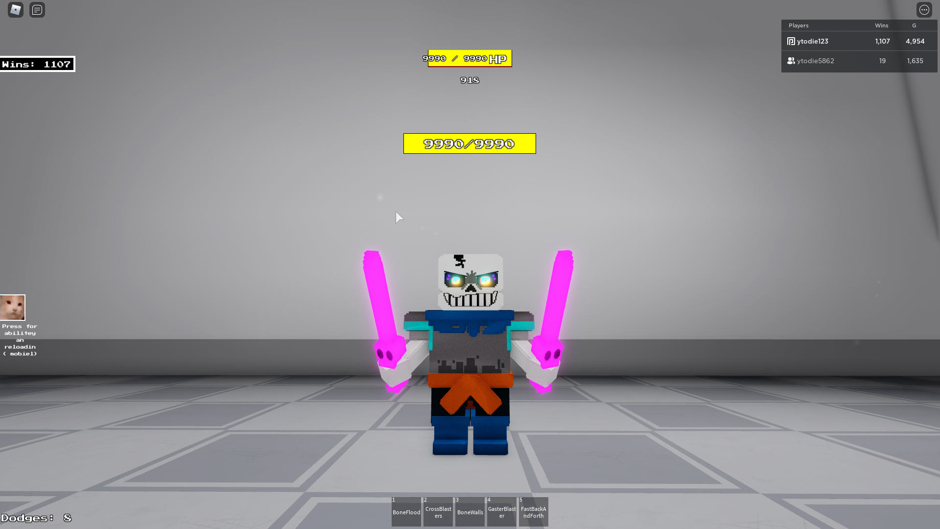 roblox slenderman: sans and papyrus