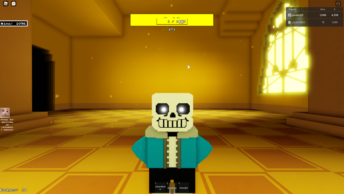 Sans Simulator Gameplay!!!! (Find on Gamejolt) LINK IN DESC