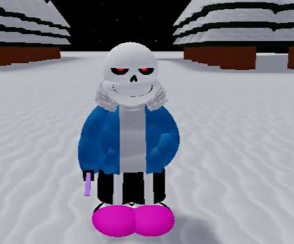 you beated 3d hyper dust sans! - Roblox