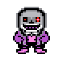 Pixilart - dust sans base FDY by Lunall