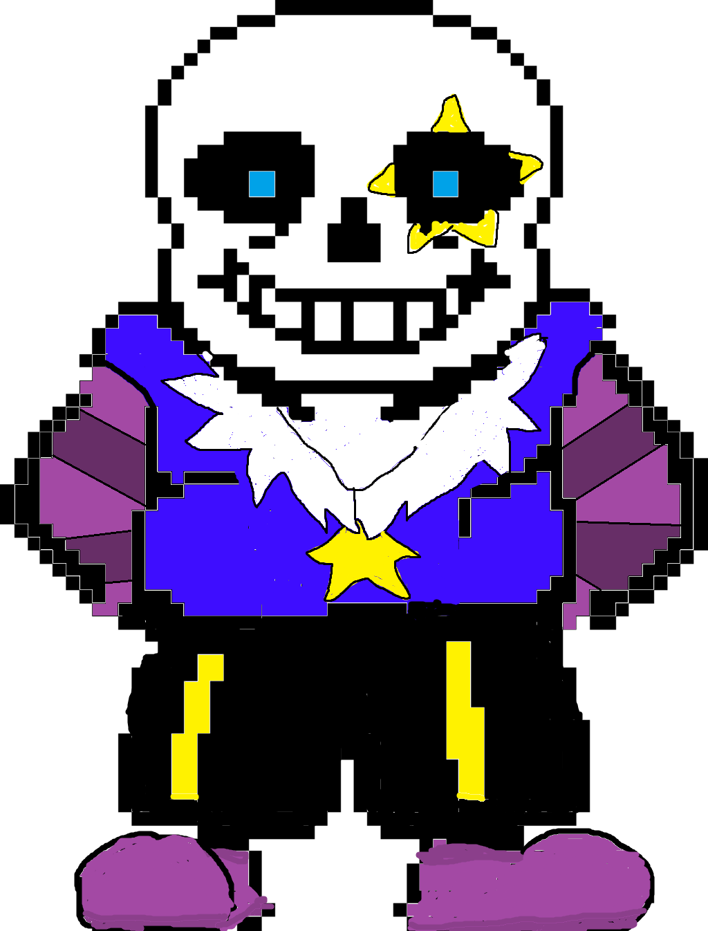 Another Sans AU design by VioletLauren on DeviantArt