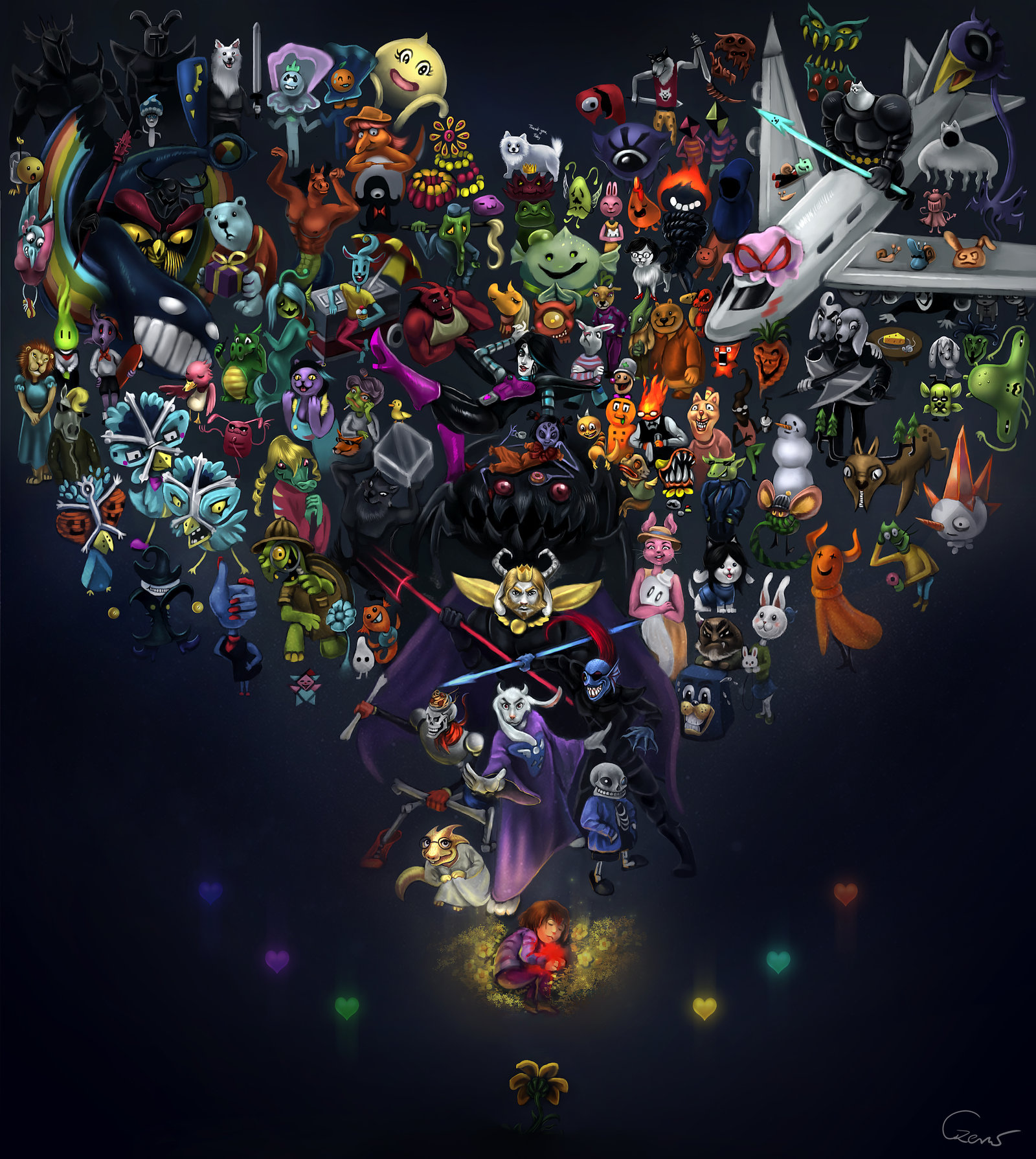 Undertale Characters Wallpaper  Undertale, Character wallpaper, Undertale  art