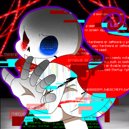 Horror Sans! (blood warning) by OneFattyCatty___ -- Fur Affinity [dot] net