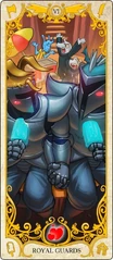 Carte de tarot des Royal Guards