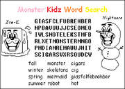Monster Kidz Word Search screenshot Nightmare.png