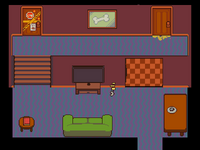 Papyrus and Sans's House location interior