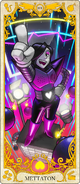 Mettaton's tarot card as Major Arcana XVII, "The Star".