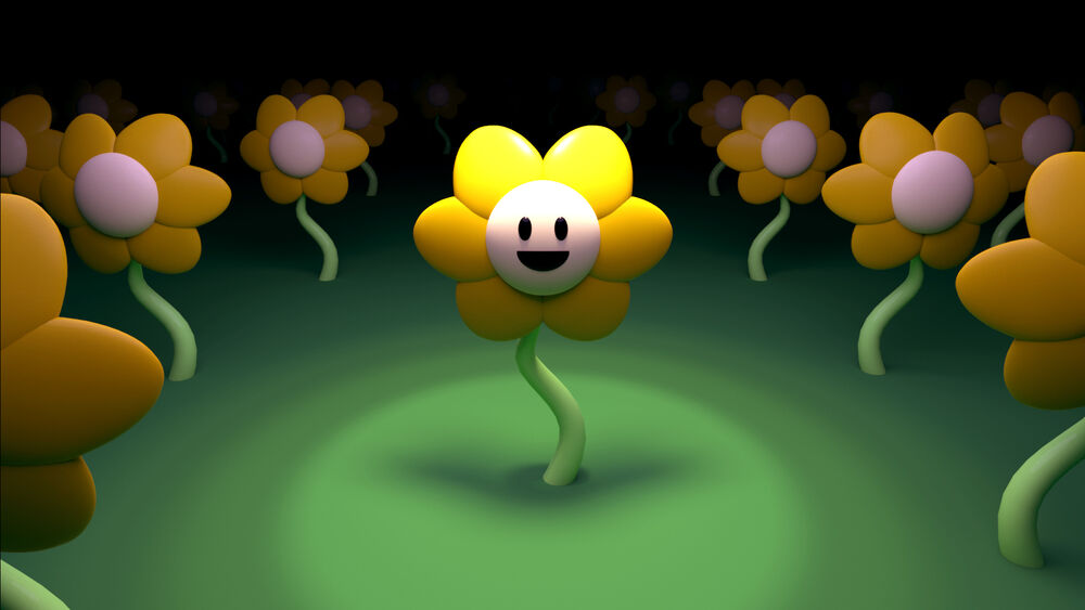 Título: FLOR DE FLOWEY - Compor quebra-cabeças on-line