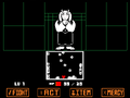 Toriel's shocked sprite, seen if she kills the protagonist.