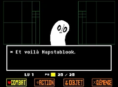Napstablook en combat