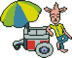 Nice Cream Guy overworld original.png (10 KB) The Nice Cream Guy's original sprite design.