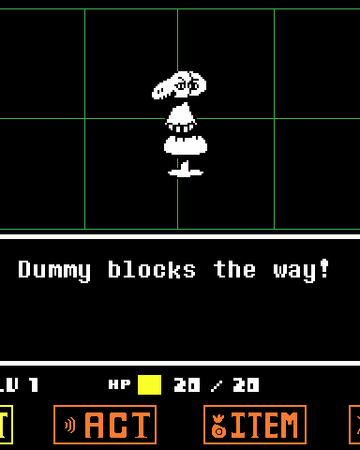 Mad Dummy 戦闘 Undertale Japan Wiki Fandom