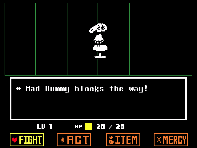 Mad Dummy 戦闘 Undertale Japan Wiki Fandom