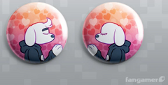 Dogamy and Dogaressa pins sold on Fangamer.