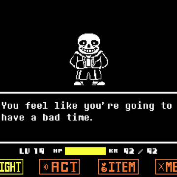 Sans In Battle Undertale Wiki Fandom