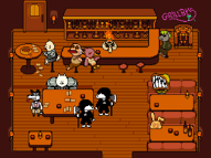 Das Grillby's von Innen.