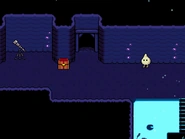 Boîte près du télescope