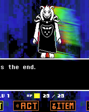 Asriel Dreemurr 戰鬥中 Undertale Wiki Fandom