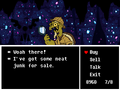 A variant of the Delta Rune can be seen on Gerson's wall.