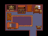 Papyrus and Sans's House location Papyrus's room