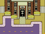 Школа с обрезанной Дельта-руной на дверях