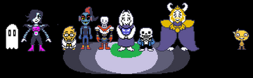 Semi Frequent Undertale Facts on X: * During the Pacifist Ending, when  Flowey attacks all your friends with his vines, each character is  restrained with 2 vines, however Papyrus is the only