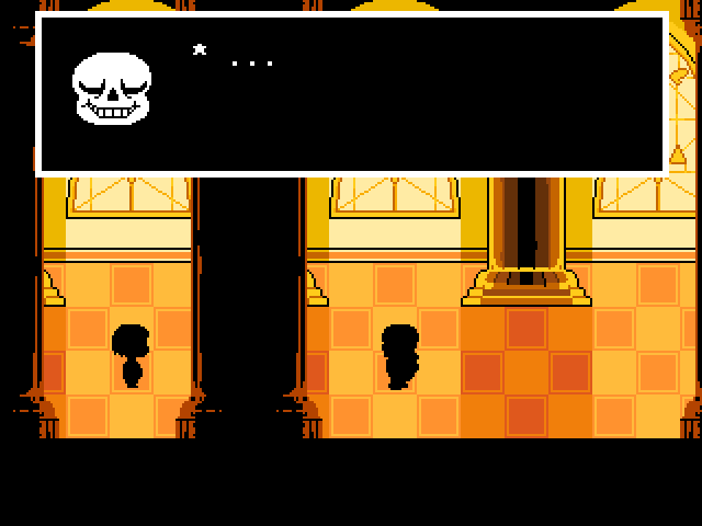 Sans in the judgment hall by PeteSauce on Newgrounds