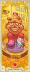 Burgerpants's official tarot card as the Page of Wands[1]