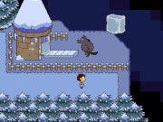 Ice Wolf screenshot throwing ice