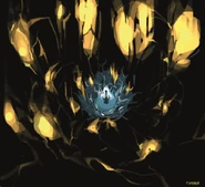 Концепт огненных мух