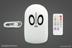 The Napstablook lamp sold on Fangamer.