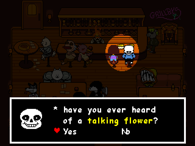 Gotten to the halfway point in the Sans fight and somehow megalovania seem  to start playing after I took the screen shot even when it's not at this  point in the fight. 