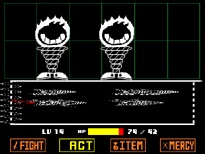 Pyrope持續提高溫度，讓畫面因高熱而變得非常扭曲。