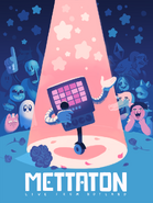 "Mettaton: Live from Hotland," a tour poster of Mettaton and a live studio audience sold on Fangamer