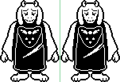 Toriel artwork suicide comparison