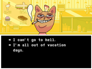 Burgerpants screenshot vacation days