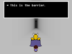 Le Héros face à la barrière.