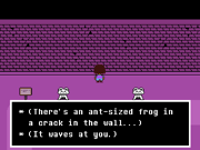 O Froggit tamanho formiga.